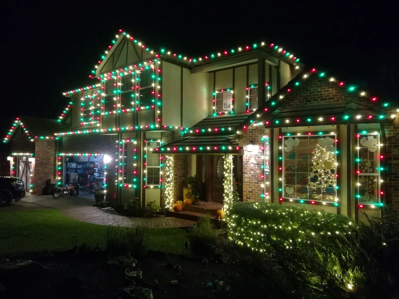 House with lights